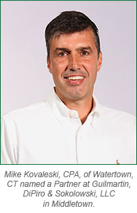 Guilmartin, DiPiro & Sokolowski, LLC Names Mike Kovaleski as a New Partner